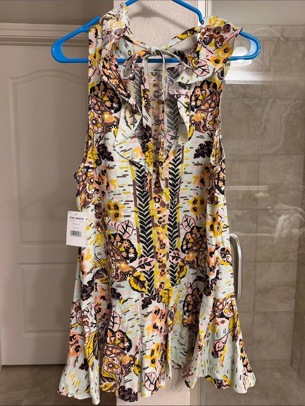 NWT Free People Floral Tunic